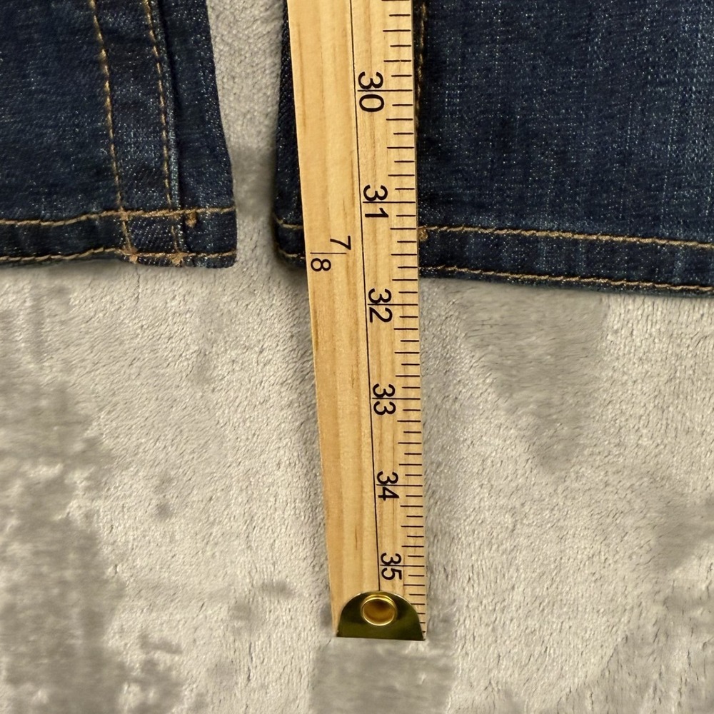 Y2K‎ Guess Jeans Women's Bootcut Dark Wash Embroidered Back Pockets Size 28 - Picture 4 of 7